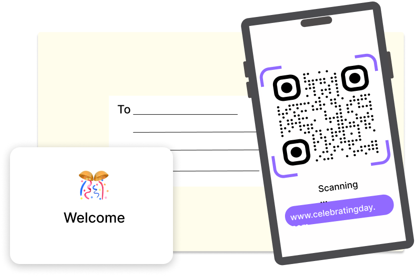 wedding website creation step4 Invite Guests with QR Code Scan to Join the Fun!